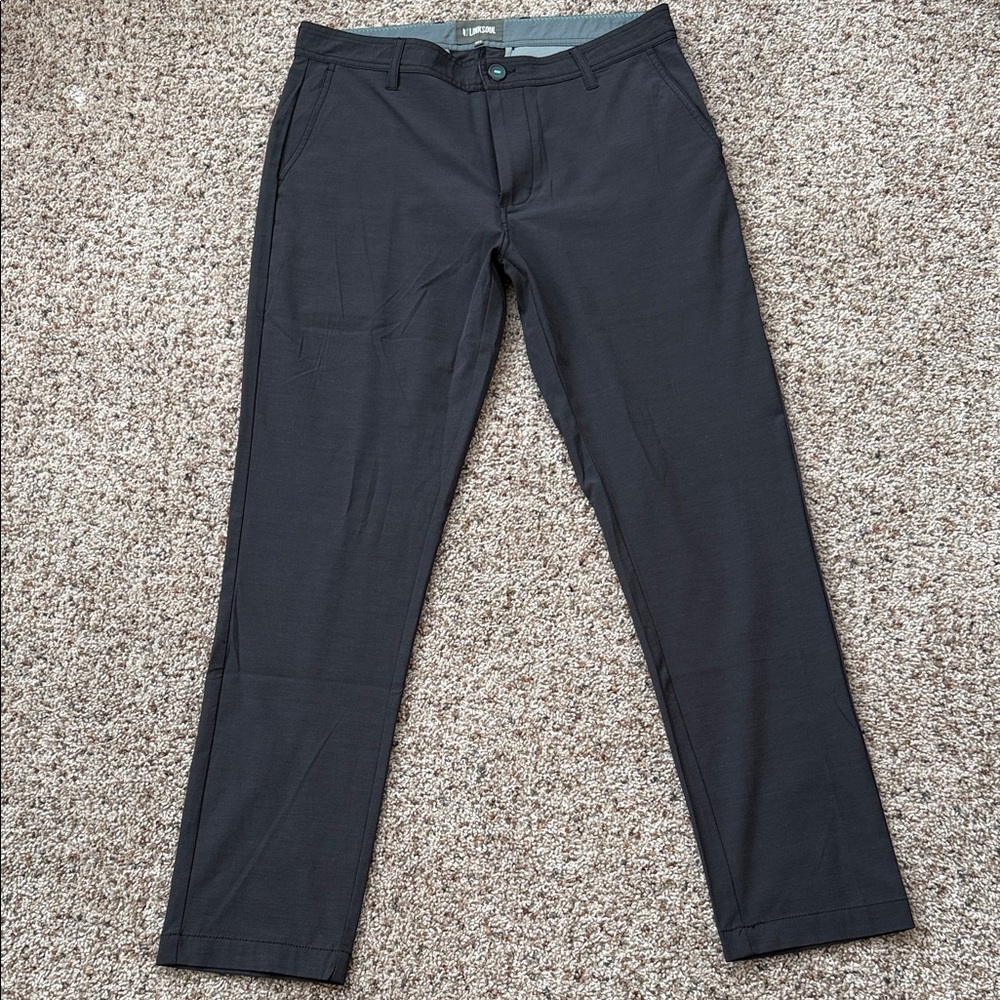 Linksoul Men's Dark Gray Chinos